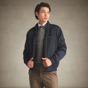 Men's Iconic Racer Quilted Lining Jacket