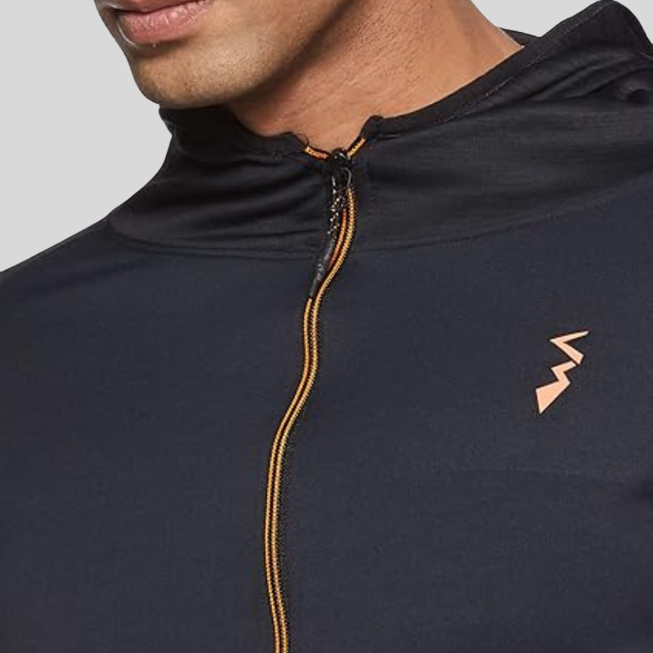 Campus Sutra Men Hooded Sports Jacket