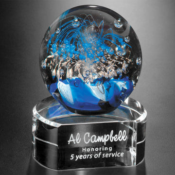 #7227C Celebration on Clear Base 5"