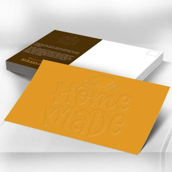 Raised Spot UV Postcards